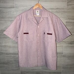 Vintage 70s Iolani Executive Hawaiian Shirt Camp Collar Men's Size M Made in USA